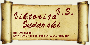 Viktorija Sudarski vizit kartica